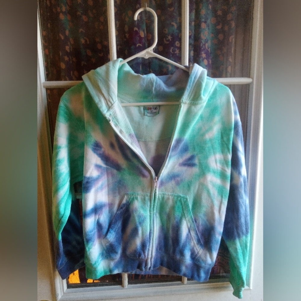 Tie-Dye Hooded Sweatshirt